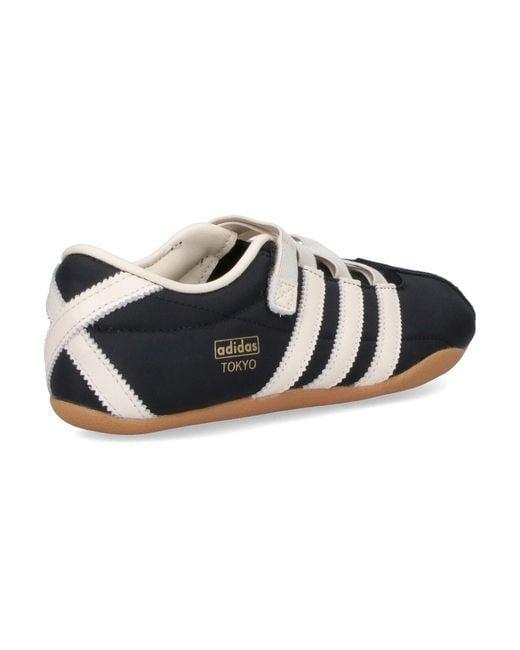 Adidas Black Tokyo-Inspired Lace-Up Sneaker