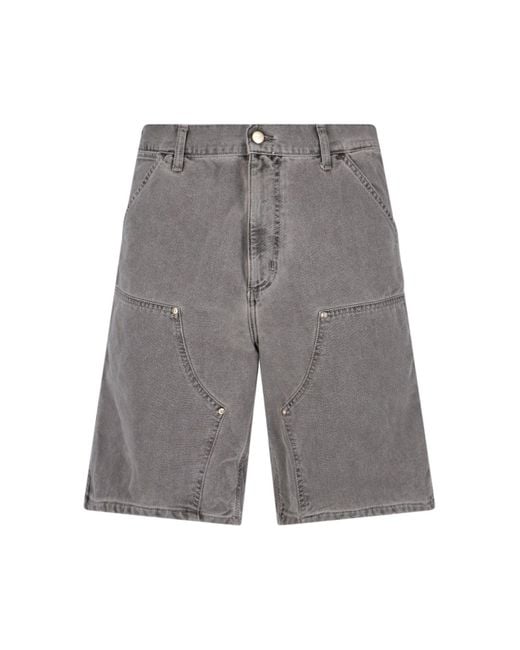 Carhartt WIP Gray 'double Knee' Shorts for men