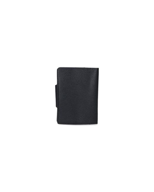 Anya Hindmarch Black Passport Holder "Eyes"