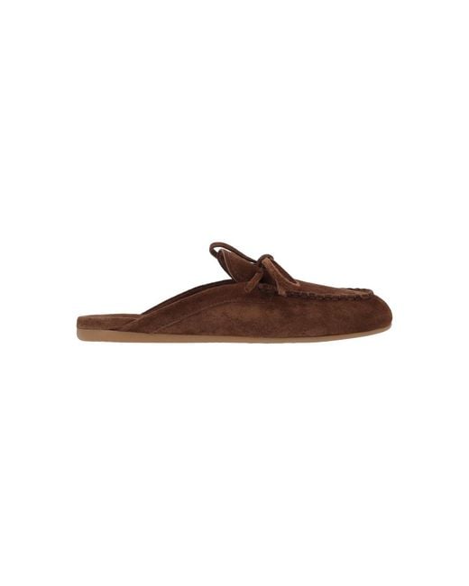 Miu Miu Brown Suede Mules
