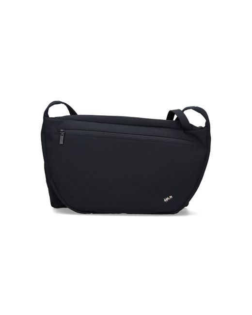 Adererror Black Large Logo Crossbody Bag for men