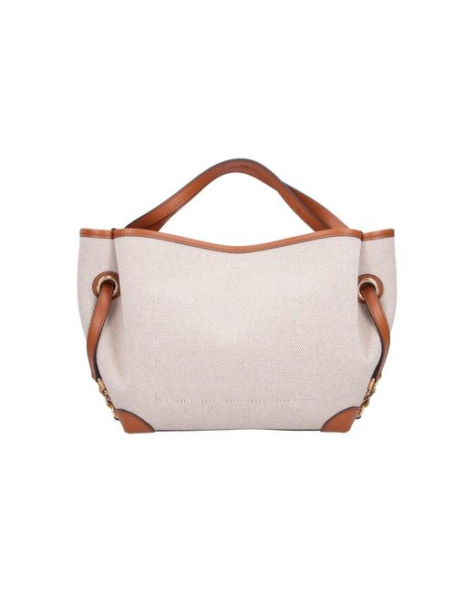 Chloé Pink Cotton Tote Bag With Interior Pocket