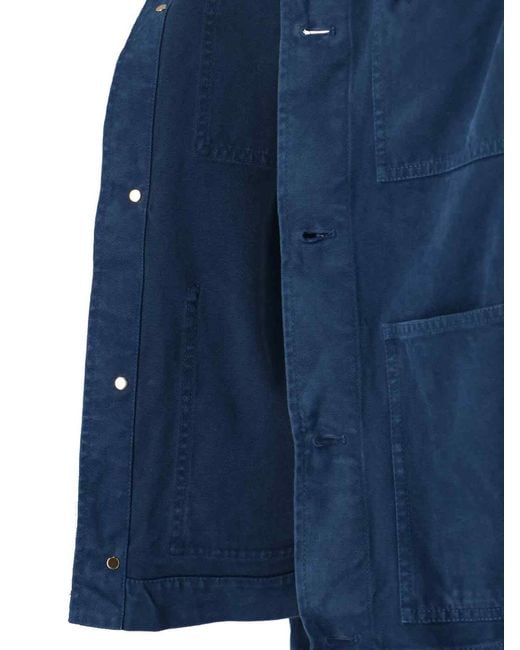 Versace Blue Carpenter Jacket for men