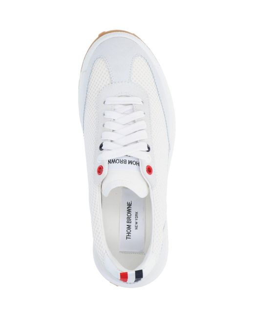 Thom Browne White Sneakers Upper: Polyamide