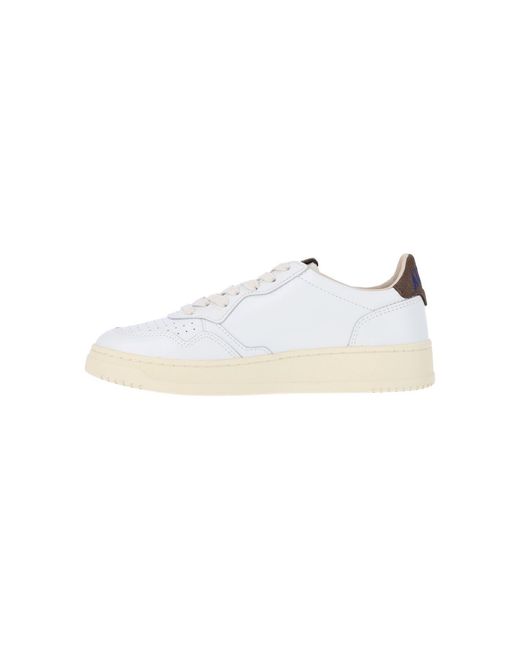 Autry White Leather & Suede Sneakers for men