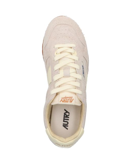 Autry White Suede Sneaker