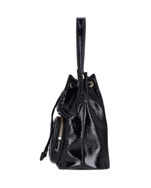 Borsa Secchiello "Duet" di Prada in Black