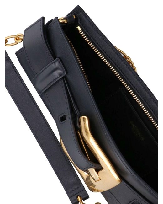 Balmain Black Clutch "Anthem"