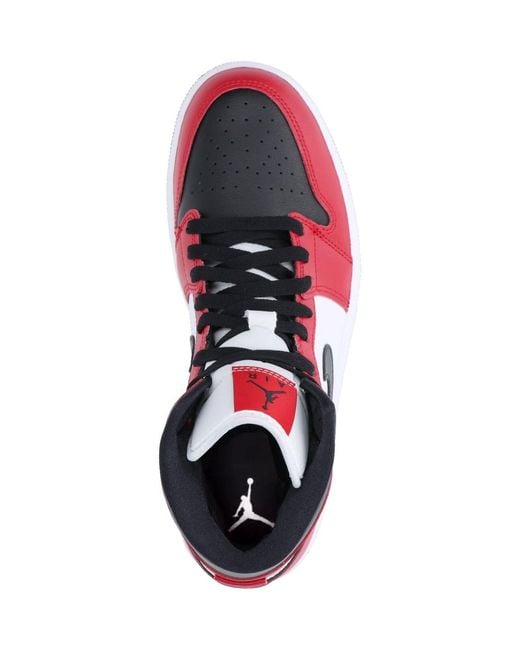 Nike Red Sneakers Leather for men