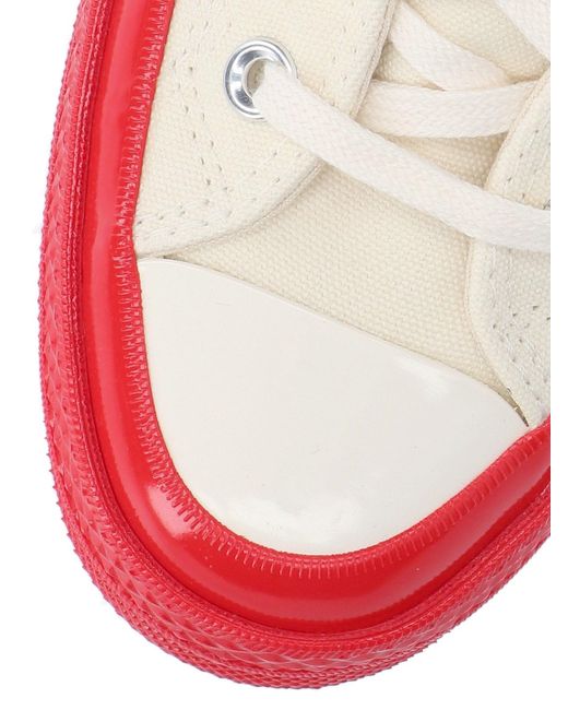 COMME DES GARÇONS PLAY Natural Chuck 70 Low-Top Sole Sneakers