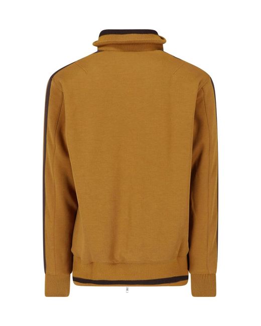 Y-3 Brown X Wales Bonner Zip Logo Sweatshirt