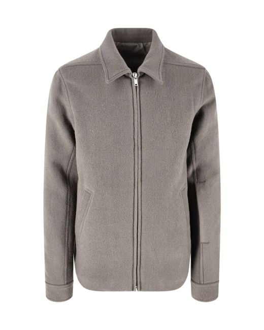 Rick Owens Gray Jacket “Brad” for men