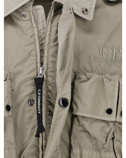 C P Company Gray C. P. Company Polyamide Utility Jacket for men