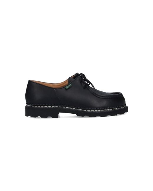 Paraboot Black Michael Derby Shoes for men