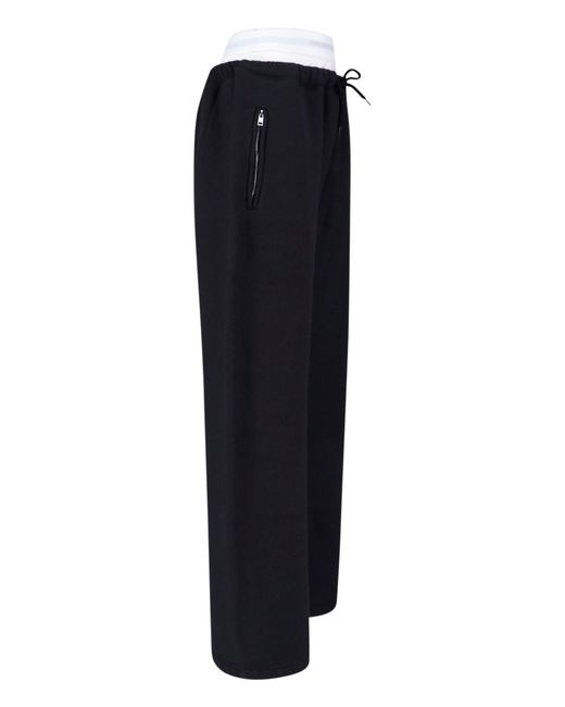 Alexander Wang Blue Logo Track Pants