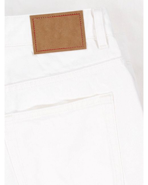 Jeanerica White Straight Jeans "Belem"