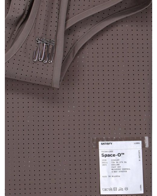 Satisfy Brown Top "Space-O Singlet" for men
