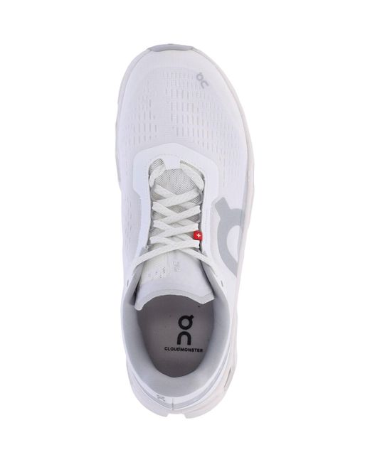 On Shoes White Sneakers “Cloudmster” for men