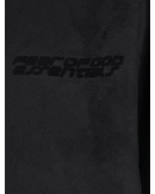 Fear Of God Black Zip Bomber Jacket