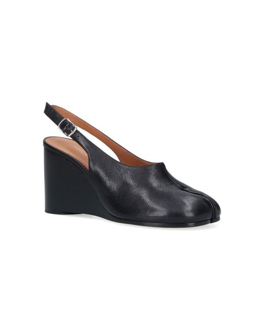 Maison Margiela Blue Pointed Toe Pumps