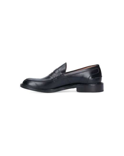 Tricker's Black 'James' Loafers for men