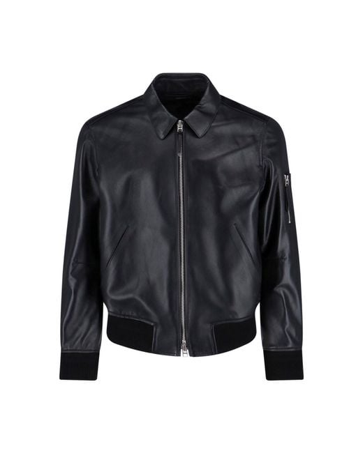 Tom Ford Black Jackets Lamb Leather for men