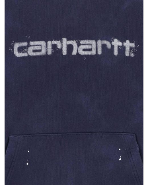 Carhartt Blue Sweatshirt "S/S Painter" for men