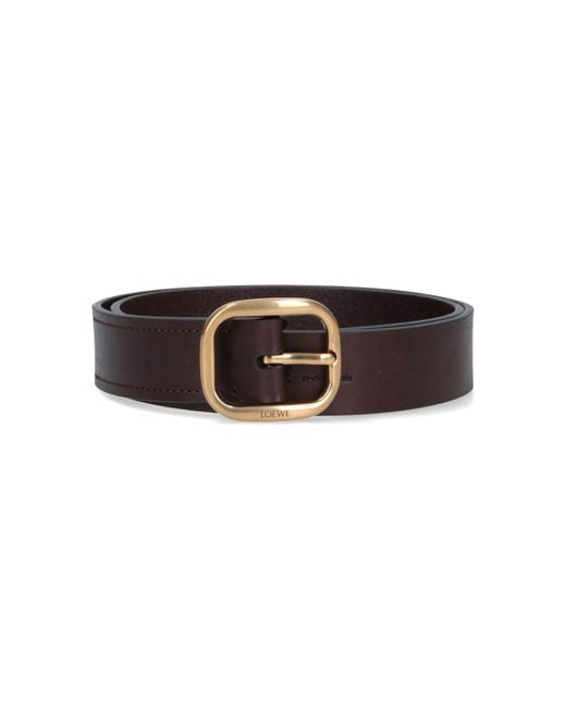 Loewe Brown Leather Belt