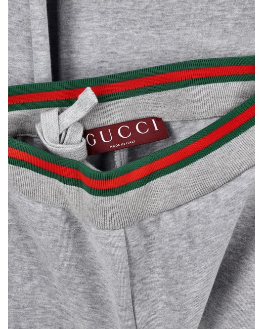 Gucci Gray 'Web' Track Pants