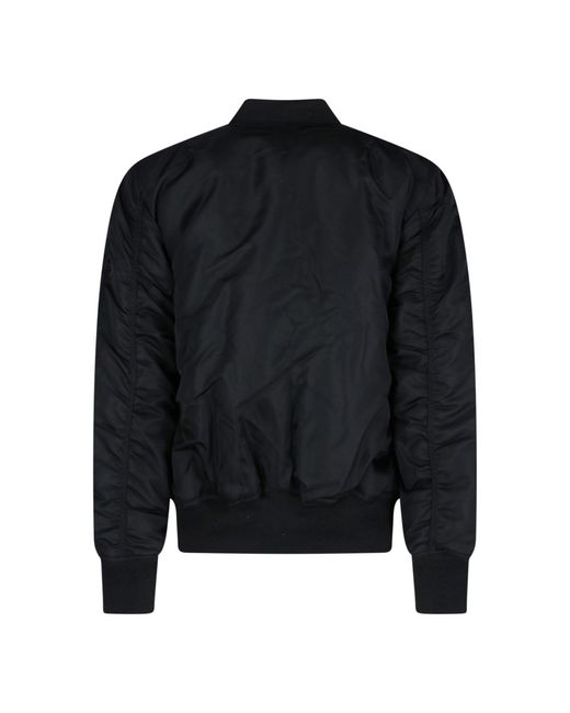Alpha Industries Black 'ma-1' Reversible Bomber Jacket for men