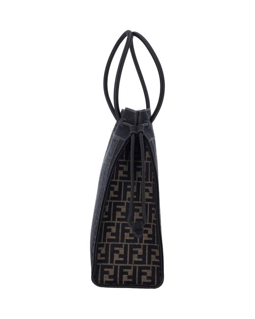 Fendi Black Large Tote Bag "Magic"