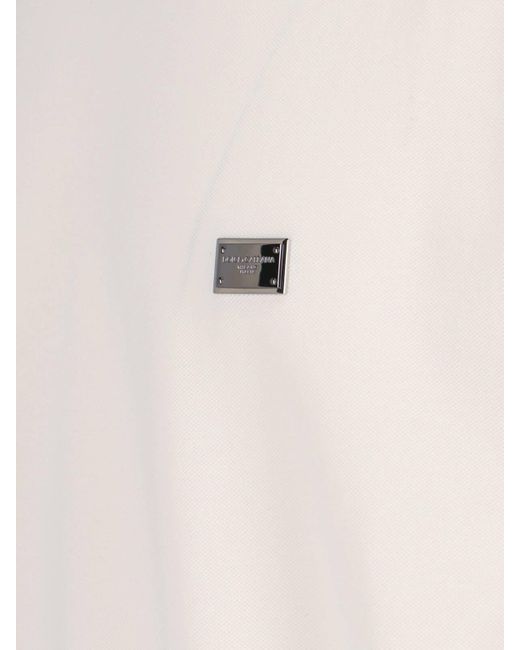 Dolce & Gabbana White 100% Cotton T-Shirt for men