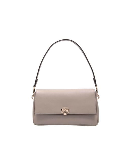 Tory Burch Gray Small Shoulder Bag "Charlie"