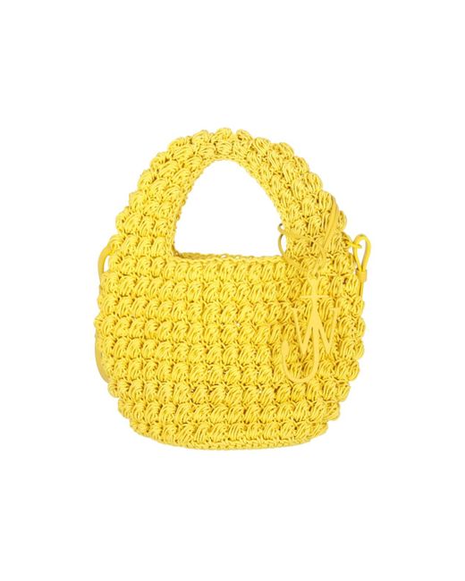 J.W. Anderson Yellow 'popcorn Basket' Handbag