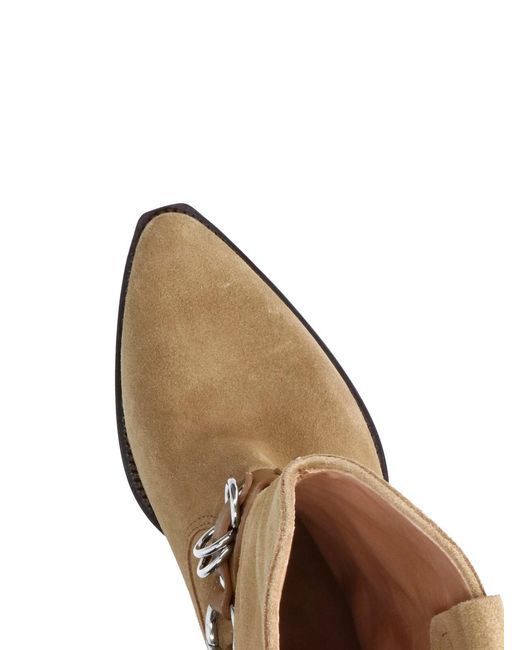 Isabel Marant Natural Ankle Boots “Duerto”