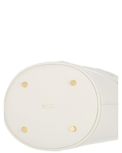 Patou White Jp Small Bucket Bag