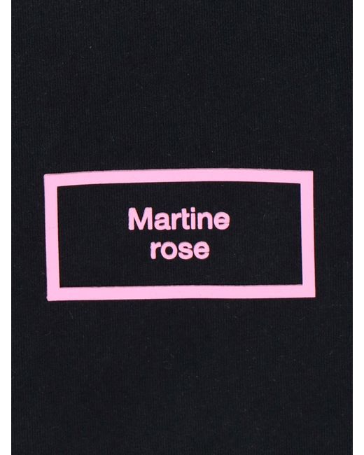 T-Shirt Logo di Martine Rose in Black