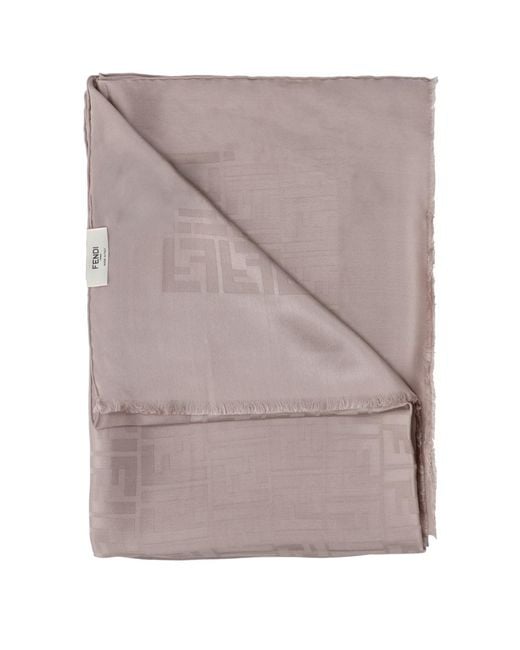 Scialle "Ff" di Fendi in Brown