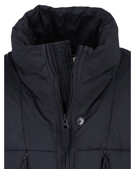 Stone Island Blue Vest “Seamless Tunnel” for men