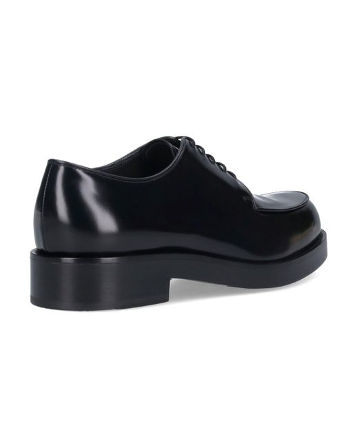 Scarpe Derby Classiche di Prada in Black da Uomo