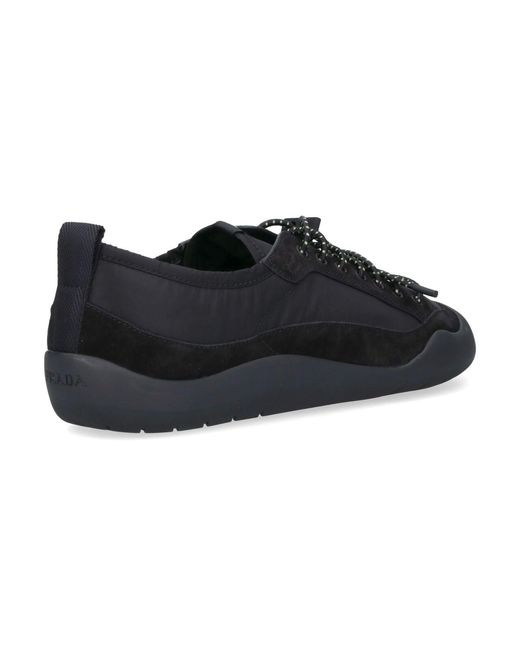 Prada Black "Speedrock" Sneakers for men