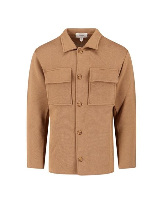 Lardini Natural Virgin Wool Jacket for men