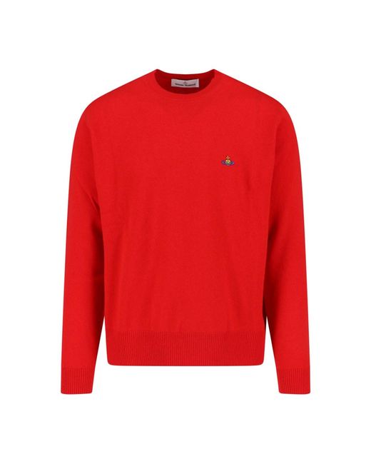 Vivienne Westwood Red Orb Sweater for men
