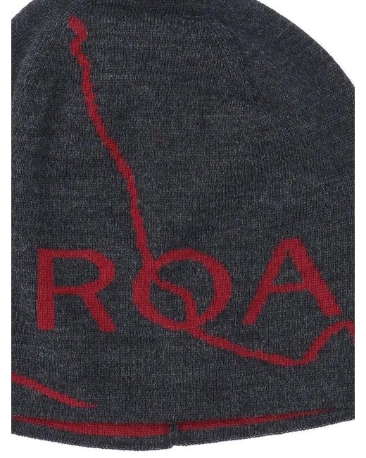 Roa Blue Logo Beanie for men