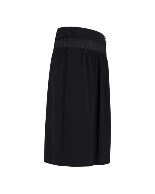 Maison Margiela Black Skirts Polyester
