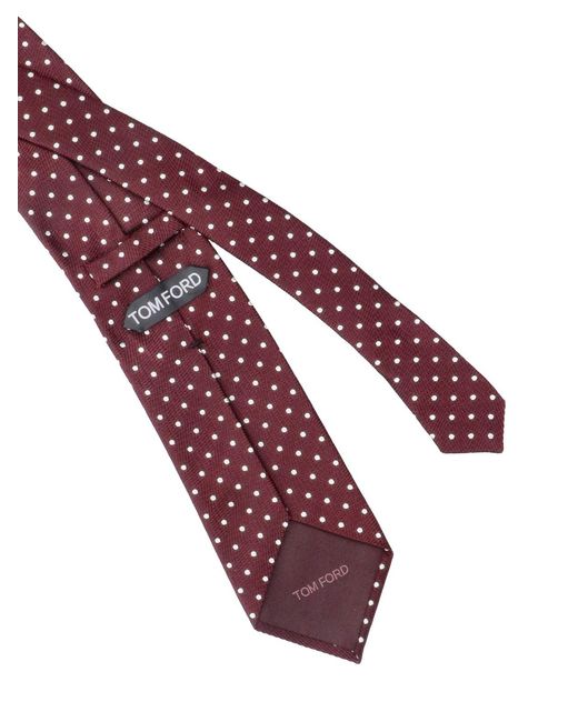 Tom Ford Purple Luxury Silk Mulberry Tie for men