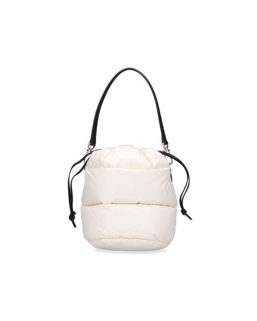 Borsa Secchiello "Caradoc" di Moncler in White