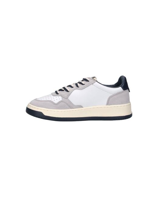 Autry White Leather Sneakers
