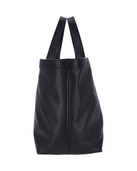 Saint Laurent Black "Y" Tote Bag