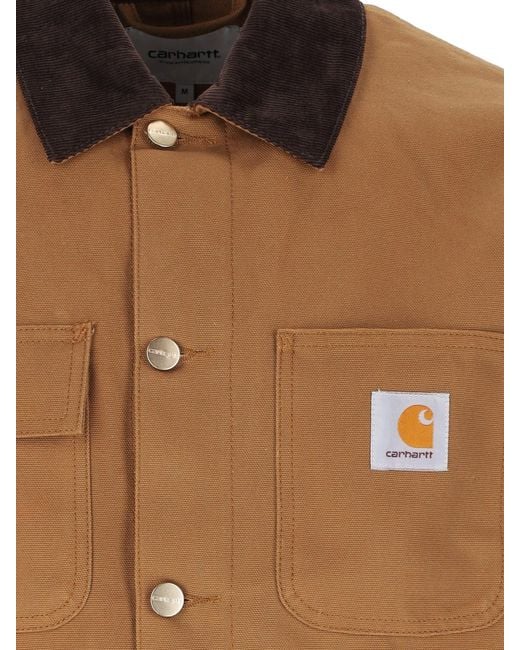 Carhartt Brown Work Jacket "Michigan" for men